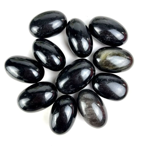 Black Obsidian Stone (Single) | Protection, Release & Grounding