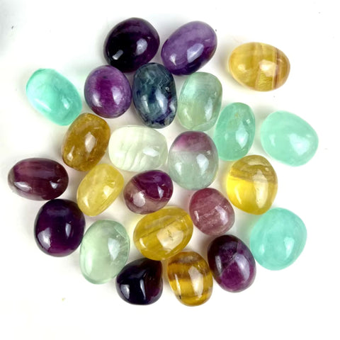 Candy Fluorite Stone (Single) | Focus, Balance & Chakra Harmony