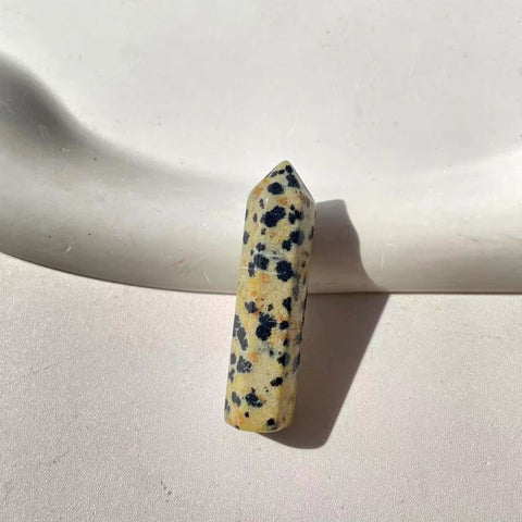 Dalmatian Jasper Mini Tower | Joy, Protection & Playful Energy