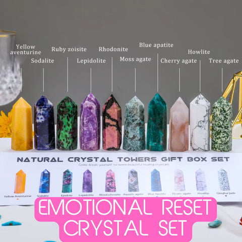 Emotional Reset Crystal Tower Set