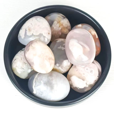 Flower Agate Stone (Single) | Growth, Joy & Emotional Healing