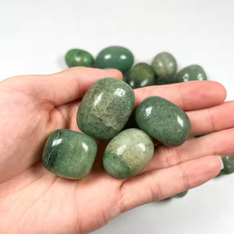 Green Strawberry Quartz Stone (Single) | Heart Healing, Joy & Growth