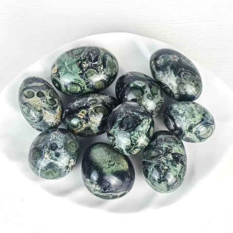 Kambaba Jasper Stone (Single) | Ancient Wisdom & Deep Grounding