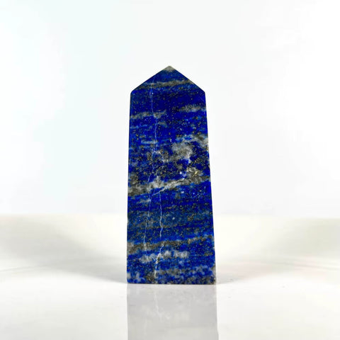 Lapis Lazuli Tower | Crystal Point for Wisdom, Intuition & Inner Truth