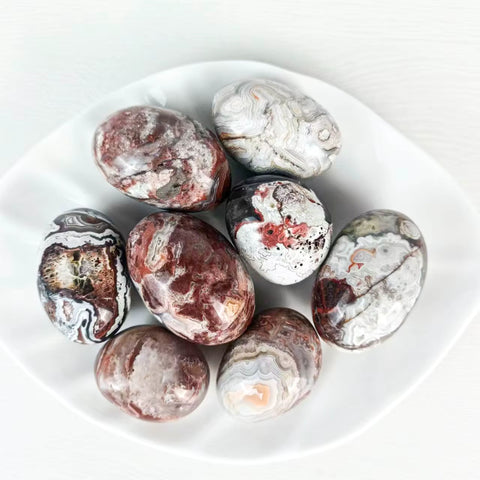 Mexican Agate Stone (Single) | Stability, Strength & Emotional Clarity