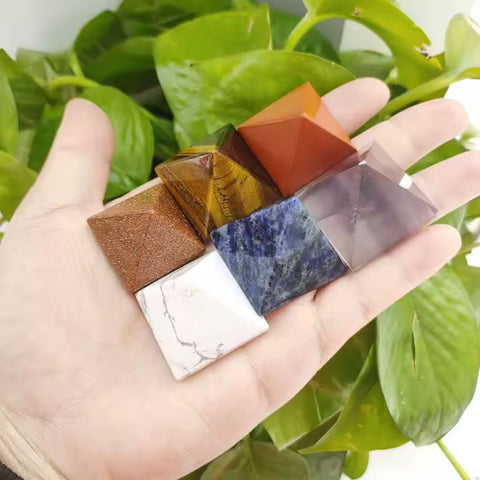 Tiger's Eye Pyramid Small | Confidence & Protection Stone