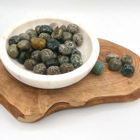 Ocean Jasper Crystal Tumbled Stones