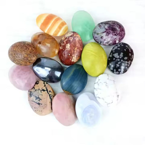 Silver Obsidian Palm Stone | Protection, Insight & Energy Shielding
