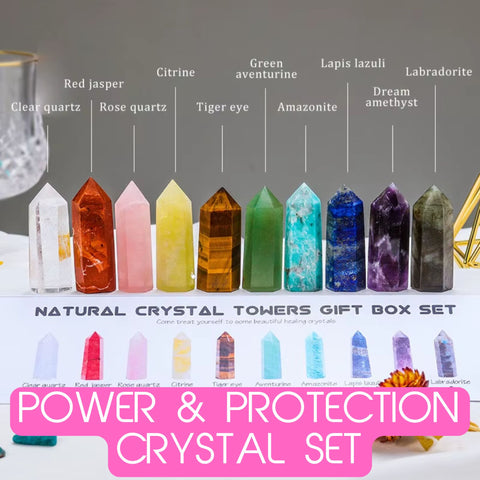 Power & Protection Crystal Tower Set