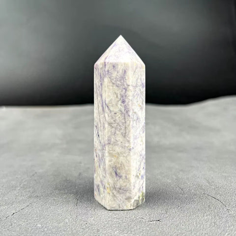 Purple Turquoise Tower | Crystal Point for Balance, Wisdom & Spiritual Expression