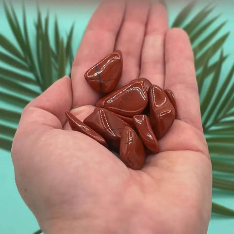 Red Jasper Crystal Tumbled Stones