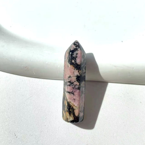 Rhodonite Mini Tower | Compassion, Emotional Healing & Self-Love