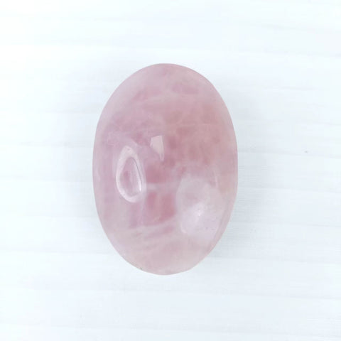 Rose Quartz Palm Stone | Love, Compassion & Emotional Healing