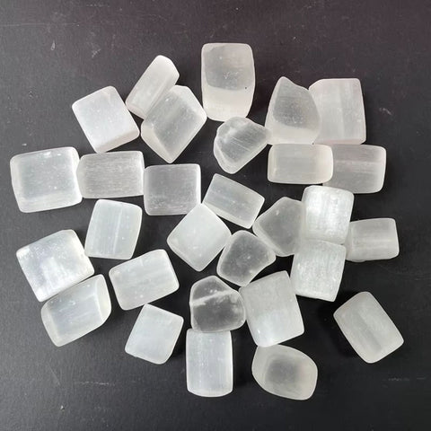 Selenite Stone (Single) | Energy Cleanser & Clarity Amplifier