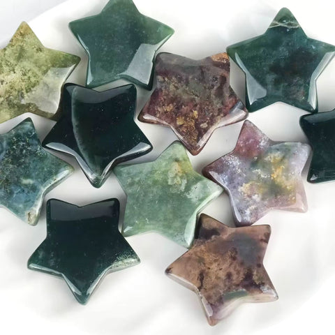 Star Moss Agate | Crystal for Growth & Earth Energy