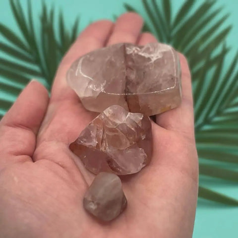 Strawberry Quartz Crystal Tumbled Stone