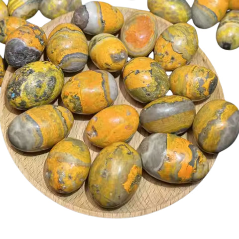 Yellow Jasper Stone (Single) | Confidence, Protection & Steady Energy