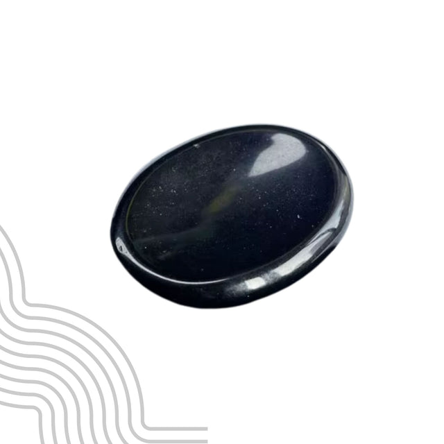 Black Obsidian Worry Stone