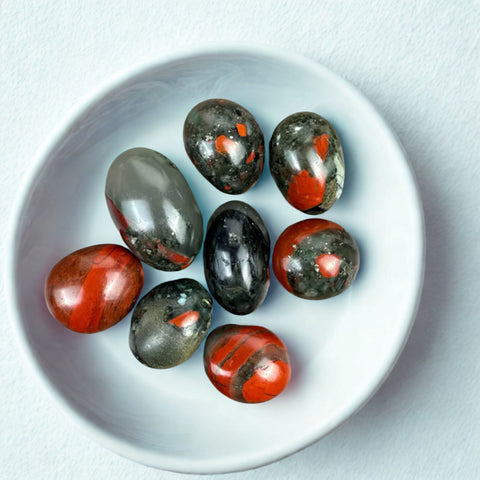 Bloodstone Stone (Single) | Strength, Vitality & Protection