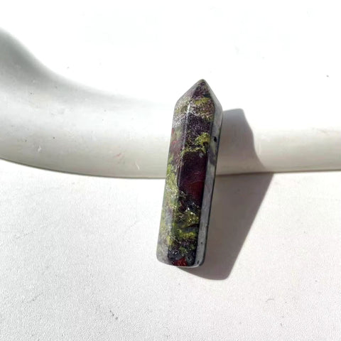 Dragon Blood Jasper Mini Tower | Strength, Courage & Life Force