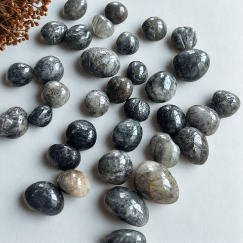 Green Rutile Quartz Stone (Single) | Growth, Clearing & Heart Alignment