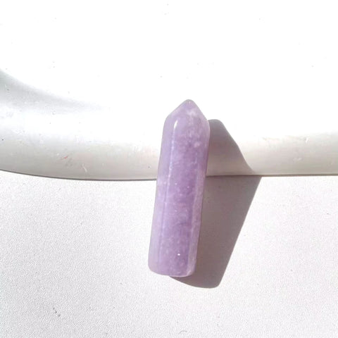 Lepidolite Mini Tower | Stress Relief, Balance & Emotional Healing