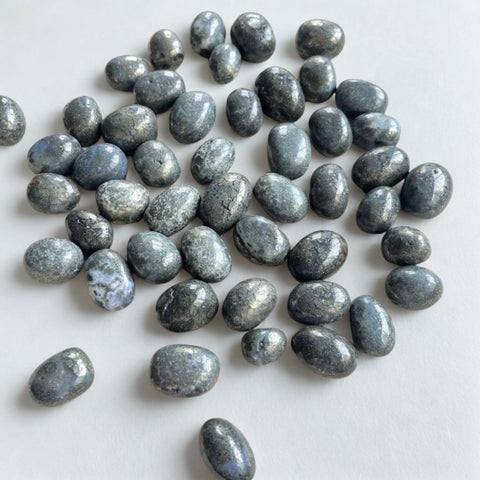 Pyrite Agate Stone (Single) | Protection, Prosperity & Stability