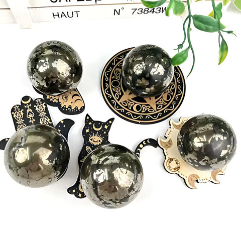 Pyrite Sphere | Protection, Confidence & Prosperity