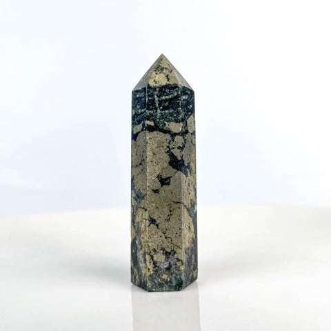 Pyrite Tower | Crystal Point for Protection, Confidence & Abundance Energy