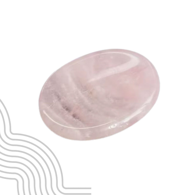 Rose Quartz Worry Stone