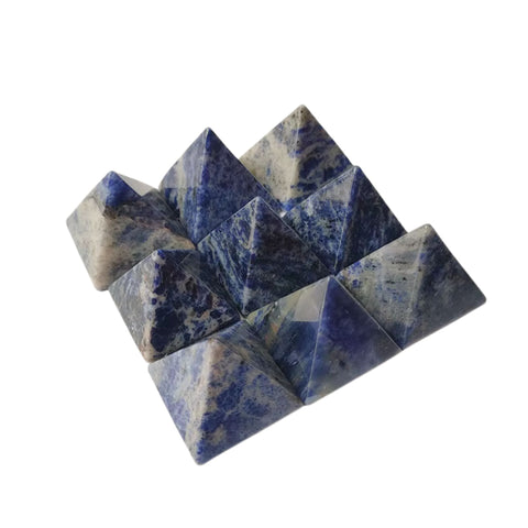 Sodalite Pyramid Small | Stone of Insight & Inner Peace