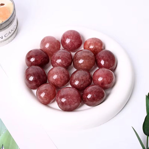 Strawberry Quartz Stone (Single) | Love, Joy & Heart Expansion