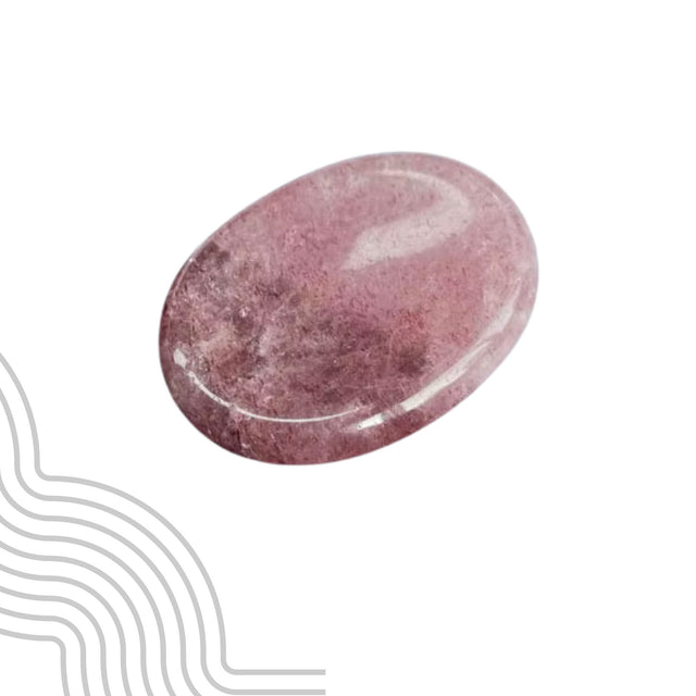 Strawberry Quartz Worry Stone